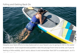 REI Paddle Fall off